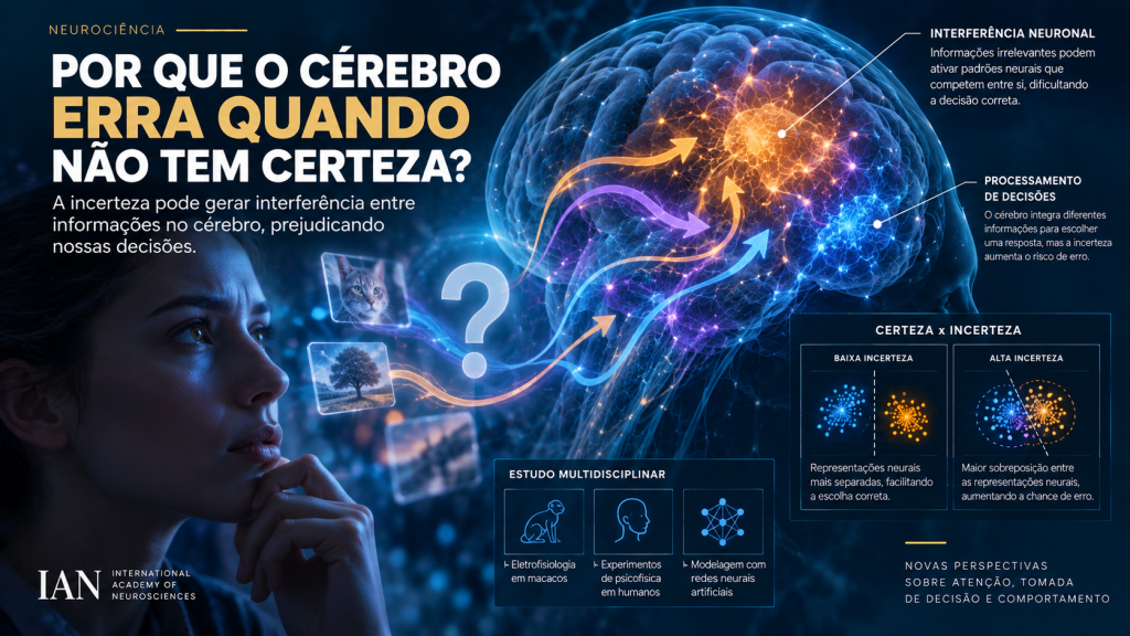 POR QUE O CEREBRO ERRA QUANDO NÃO TEM CERTEZA mecanismo neuronal da interferencia