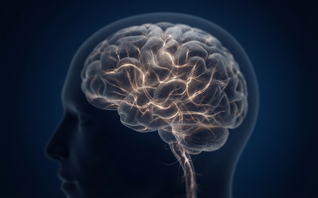 Representação científica do cérebro e dos processos neurobiológicos relacionados à saúde
